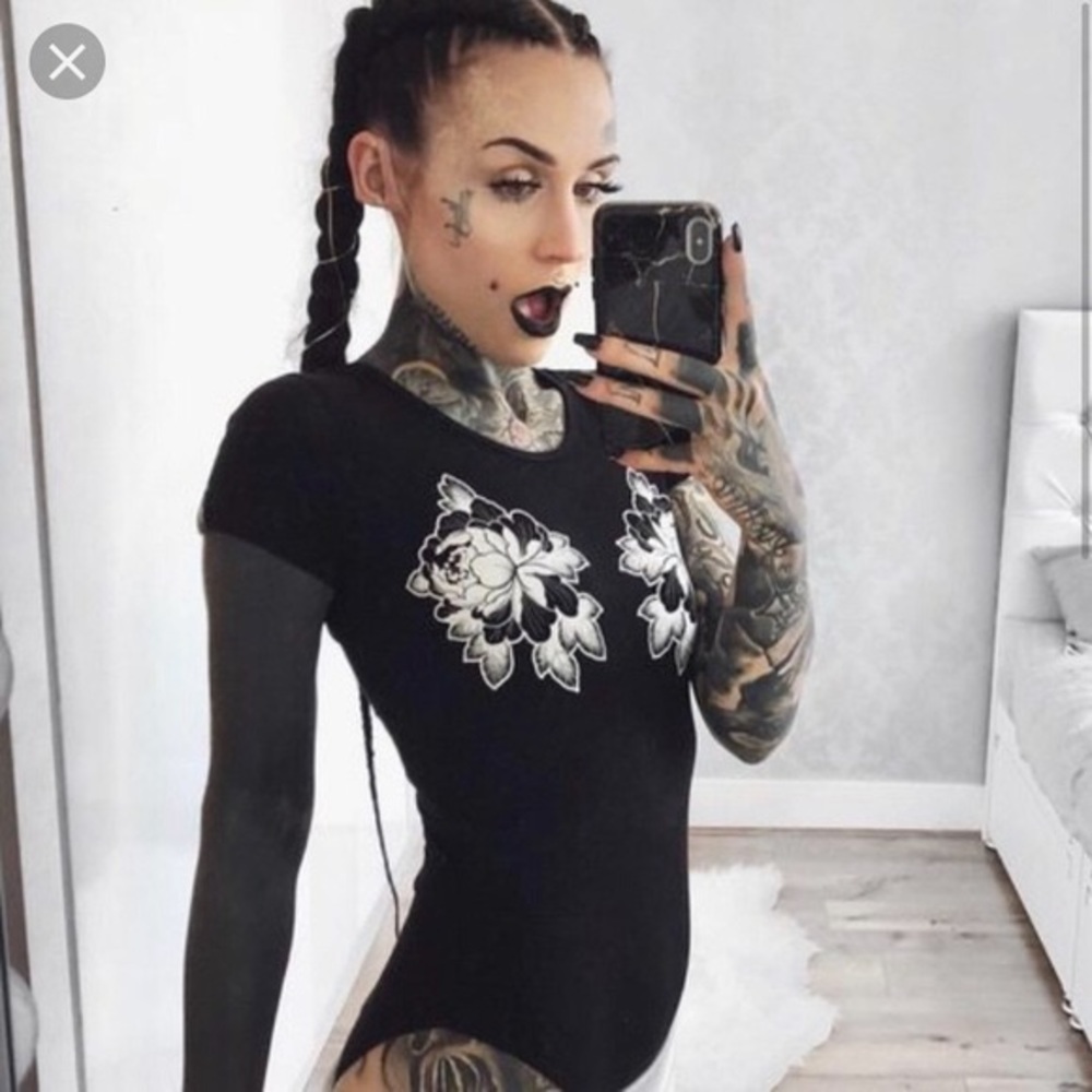 Frost Streetwear Bodysuit in White